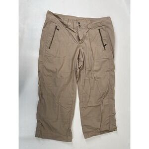 Koppen Khaki Capri Pants Womens Size 10 Beige